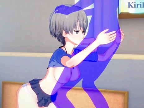 Hana Uzaki and I have deep fucking in her bed at home. - Uzaki-chan Wants to Hang Out! Hentai