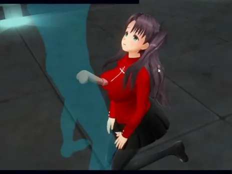 [CM3D2] - Fate/Stay Hentai, pool side fun with Rin Tohsaka