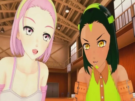 (3D Hentai)(Futa)(JoJo's Bizarre Adventure) Sex with Reimi and Ermes