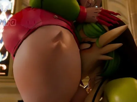 Gardevoir taste the big cock of Asriel