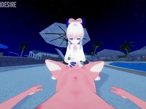 KOKOMI LOVES TOUCHING YOUR DICK HENTAI GENSHIN IMPACT
