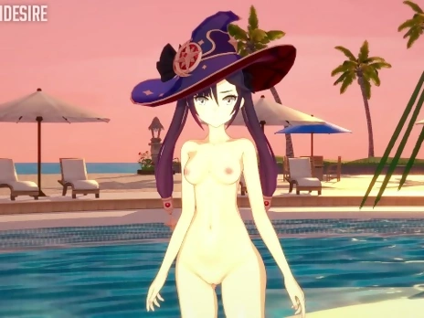 Mona gets Fucked in the ASS for the First Time, She SCREAMS Hentai Genshin Impact