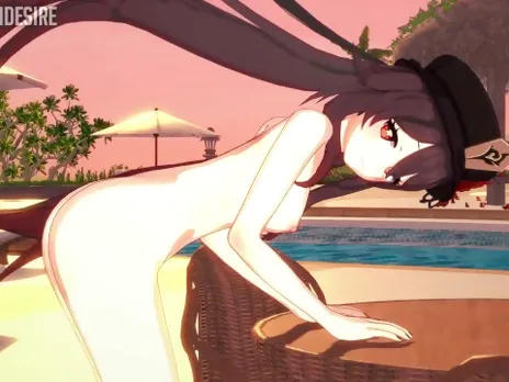 Learning Anatomy with Hu Tao Body Hentai Genshin Impact