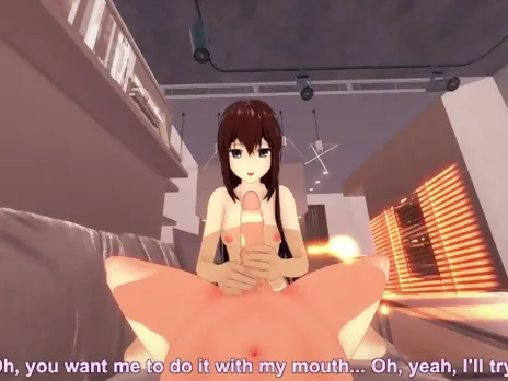 (POV) Makise Kurisu Sucks your Dick Hentai Steins Gate