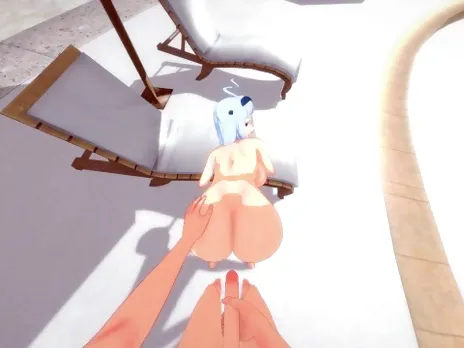 GOING DEEP INSIDE ANGEL SORANO ASS, SHE LOVES IT HENTAI FAIRY TAIL