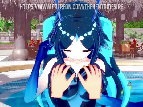 POUDING HYDRO YAKSHA BONANUS GENSHIN IMPACT HENTAI