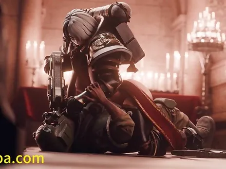 Sister of Battle is purging heretics