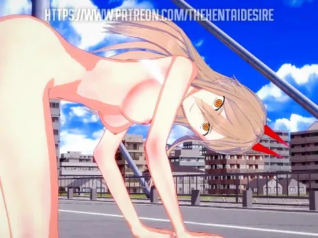 POV: POWER LET'S YOU TOUCH HER BREASTS ? CHAINSAW MAN HENTAI COMPILATION