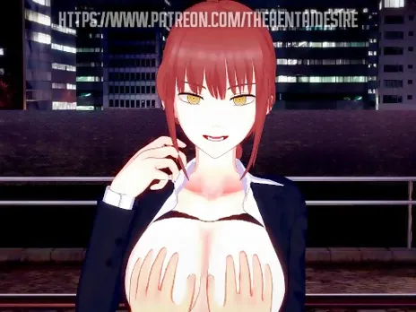 MAKIMA WILL MAKE YOU HER PET ? CHAINSAW MAN HENTAI