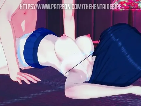 MIKO AND TOUKO YOTSUYA STRIP FOR YOU ? MIERUKO-CHAN HENTAI