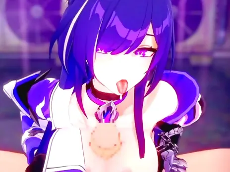 Acheron and Black Swan have Incredible Yuri Hardcore Sex - Honkai Star Rail