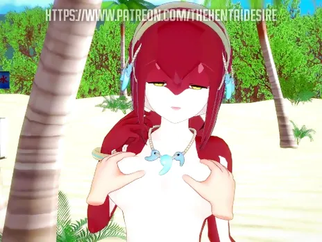 POUDING PRINCESS MIPHA ? THE LEGEND OF ZELDA BREATH OF THE WILD HENTAI