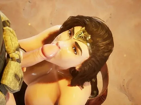 Wonder Woman Rough Anal Fucking with Batman