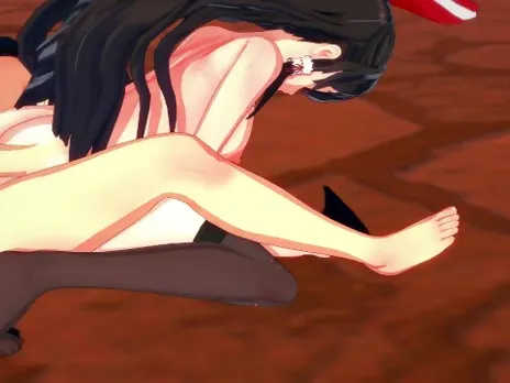 (POV) Doggystyle with Reimu Hakurei Touhou Hentai
