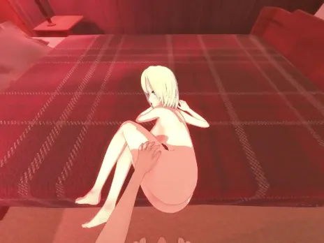 Olivia does her First Time with Leon Hentai Mobseka