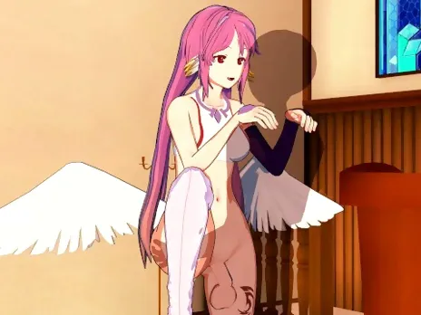 No Game No Life - Jibril 3D Hentai