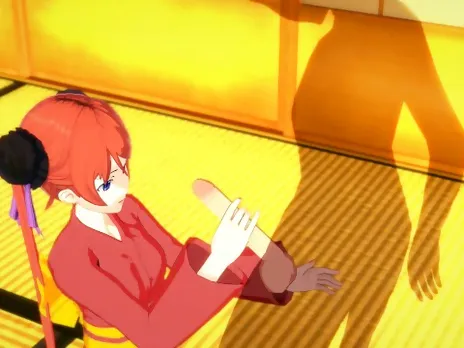 Gintama - Kagura 3D Hentai