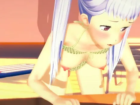 Noelle Silva at the Beach - Black Clover - 3D Hentai