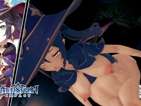 Mona Pregnant Sex (Genshin Impact)