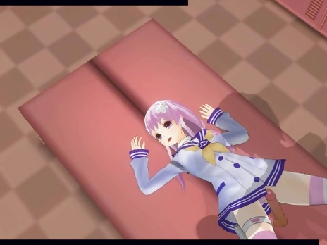 3D HENTAI Nepgir fucking in the locker room (Choujigen Game Neptune The Animation)