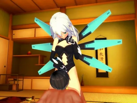 (3D Hentai)(Hyperdimension Neptunia) Sex with Black Heart