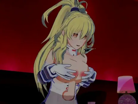Hyperdimension Neptunia - Yellow Heart 3D Hentai