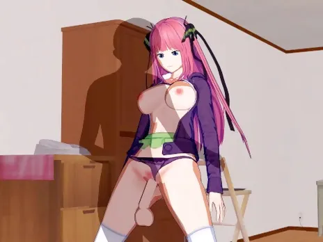 Quintessential Quintuplets - Nino Nakano 3D Hentai