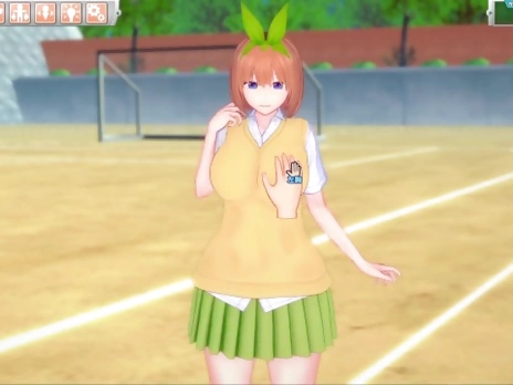 ????????????????? ????3DCG???????[Hentai Game Koikatsu! 5 toubun no hanayome Yotsuba Nakano]