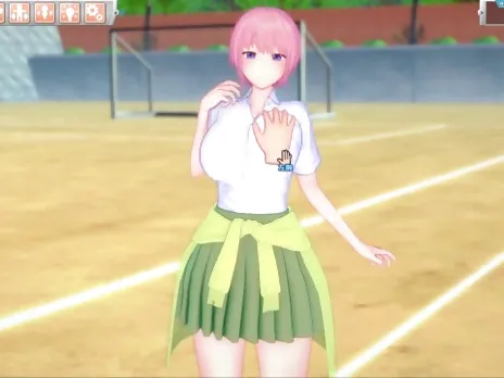 ????????????????? ????3DCG???????[Hentai Game Koikatsu! 5 toubun no hanayome Ichika Nakano]
