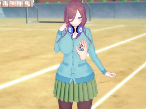 ????????????????? ????3DCG???????[Hentai Game Koikatsu! 5 toubun no hanayome Miku Nakano]