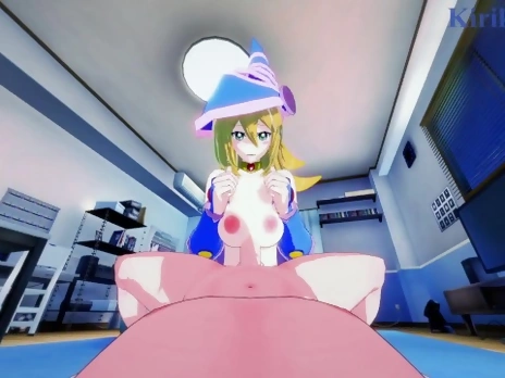 Dark Magician Girl and I have intense sex at home. - Yu-Gi-Oh! Duel Monsters POV Hentai