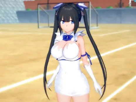 [Hentai Game Koikatsu! ]Have sex with Big tits DanMachi Hestia.3DCG Erotic Anime Video.