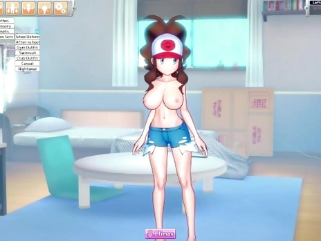 KP-Hilda and Serena from pokemon having fun
