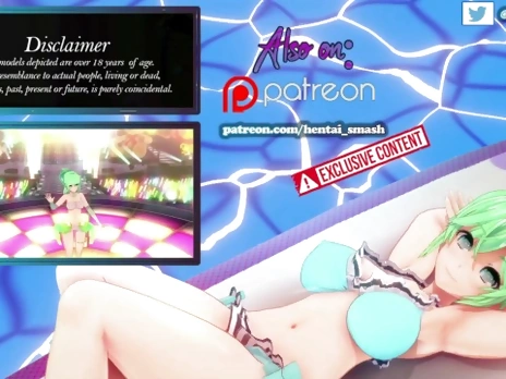Asuna riding Kirito's dick until he cums inside her - Sword Art Online Hentai