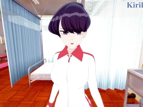 Shoko Komi and I have intense sex in the infirmary. - Komi Can't Communicate POV Hentai