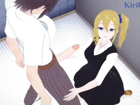 Ai Hayasaka and I have intense sex in the restroom. - Kaguya-sama Love Is War Hentai