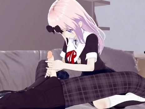 Chika Fujiwara is fucked after school by a student who fills her with cum Kaguya-sama: Love Is War