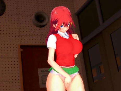 Quintessential Quintuplets - Itsuki Nakano masturbation - 3D Hentai