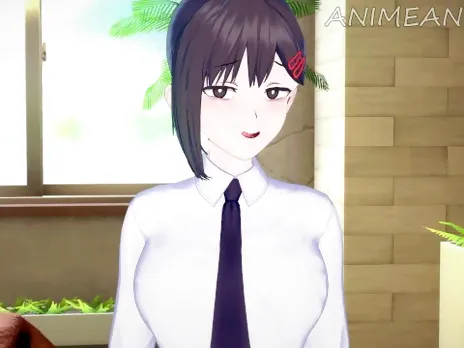 Kobeni from Chainsaw Man Get Fucked Hard in Cowgirl Until Creampie - Anime Hentai 3d Uncensored