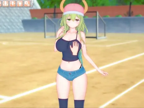 [Hentai Game Koikatsu! ]Have sex with Big tits Kobayashisan Lucoa.3DCG Erotic Anime Video.