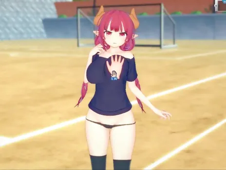 [Hentai Game Koikatsu! ]Have sex with Big tits Kobayashisan Iruru.3DCG Erotic Anime Video.