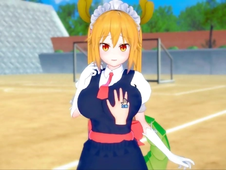 [Hentai Game Koikatsu! ]Have sex with Big tits Kobayashisan Tohru.3DCG Erotic Anime Video.