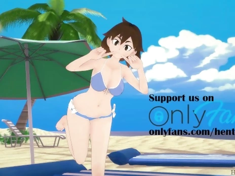 Miss Kobayashi's Dragon Maid Hentai Tohru Swallows a huge load
