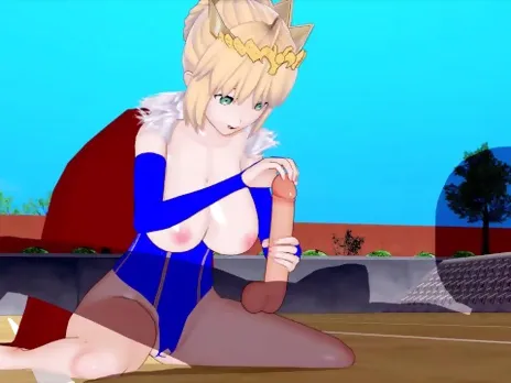FATE ARTORIA LANCER (3D HENTAI)