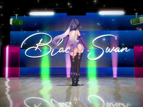 Honkai Star Rail ? Black Swan HOT MILF Porn / Anime Hentai J34 Sex Mommy