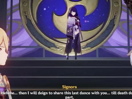 Raiden & Traveler fuck Signora! (Signora boss battle)