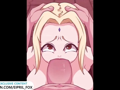 Tsunade Senju has So Deep Throat to make Brilliant Blowjob Naruto Anime Hentai