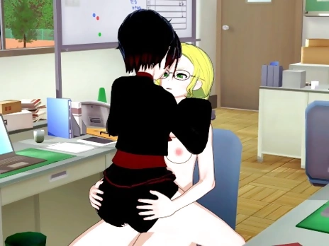 RWBY - Ruby Rose Fucked by Futanari Glynda Goodwitch 3D Hentai
