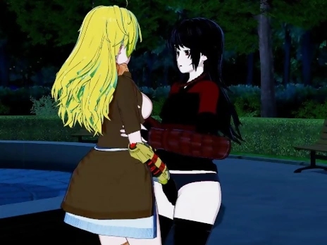 RWBY - Yang X Raven Yuri Hentai