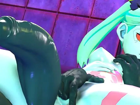 Rebecca gets Hardcore Fucked by BBC - Edgerunners hentai